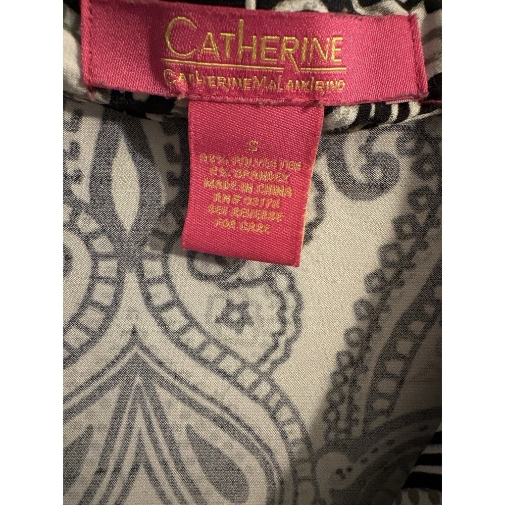 Y2K Aesthetic Vintage Retro Style Boho Paisley Surplice Indie Top 3/4 Sleeve - Picture 3 of 4
